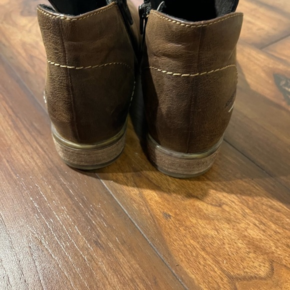 Josef Seibel Germany Ankle Boots Women's size 40 Dark Brown Leather Sienna 81 - Picture 4 of 13